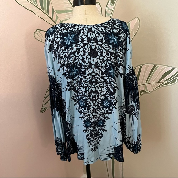 Free People Floral Print Blouse - Picture 6 of 9